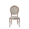Louise Chair in Ivory with Ivory Seat Pad