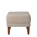 Sardinia Square Ottoman in Ivory