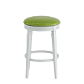Beli Bar Stool White with Lime Seat Pad