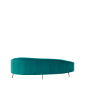 LA Sofa in Maldive Blue Velvet