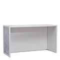Unico Bar with White Frame and White Marble Effect Front