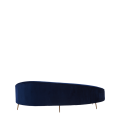 LA Sofa in Midnight Blue Velvet