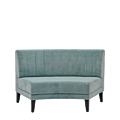 Infinito F Curved Sofa in Seafoam Green