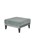 Infinito L Large Square Ottoman in Seafoam Green