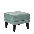Infinito K Small Square Ottoman in Seafoam Green