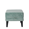 Infinito K Small Square Ottoman in Seafoam Green