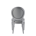 Chandelle Chair in Silver with Silver Seat Pad