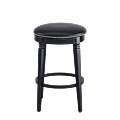 Beli Bar Stool with Black Frame and Slate Seat Pad