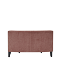Infinito F Curved Sofa in Soft Pink