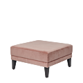 Infinito L Large Square Ottoman in Soft Pink