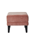 Infinito K Small Square Ottoman in Soft Pink