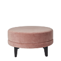 Infinito M Ottoman in Soft Pink