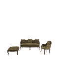 Berg Ottoman Oak in Taupe