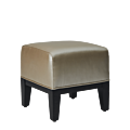 Classic Square Ottoman in Taupe