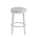 Beli Bar Stool White with White Seat Pad