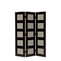 CKC Screen in Black with White Panels