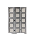CKC Screen in Silver with White Panels