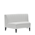 Infinito F Curved Sofa in White
