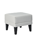 Infinito K Small Square Ottoman in White