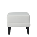 Infinito K Small Square Ottoman in White