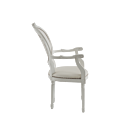 Baby Doll Round Armchair in White