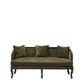 Berg Sofa Oak in Taupe
