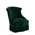 Boudoir Armchair in Emerald Green