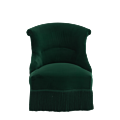Boudoir Armchair in Emerald Green