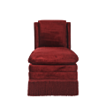 Boudoir Chair in Red Velvet