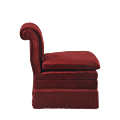 Boudoir Chair in Red Velvet