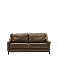 Charlton Taupe Leather Sofa