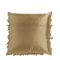 Golden Feathered Cushion