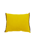Yellow Cushion with Zebra Print