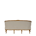 Empire Settee Sofa Gold Frame in Ivory