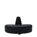 Endless Bullnose Sofa in Black