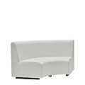Endless Curve Sofa in White 6,16ft