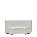 Endless Curve Sofa in White 6,16ft