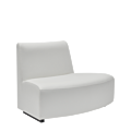 Endless Inverted Sofa in White 4,72ft