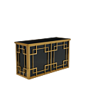 Gatsby Bar in Gold with Black Panels