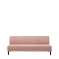 Infinito Straight Sofa in Ballet Pink Velvet