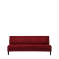 Infinito Straight Sofa in Cerise Velvet