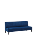 Infinito Straight Sofa in Cobalt Blue Velvet