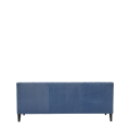 Infinito Straight Sofa in Powder Blue Velvet