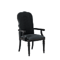 Lindy Armchair in Blue-Grey Velvet