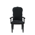 Lindy Armchair in Blue-Grey Velvet
