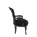 Louis Armchair in Black