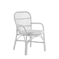 Nantucket Whicker Armchair in White
