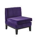 Olympic Chair in Purple Velvet