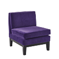 Olympic Chair in Purple Velvet