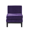 Olympic Chair in Purple Velvet